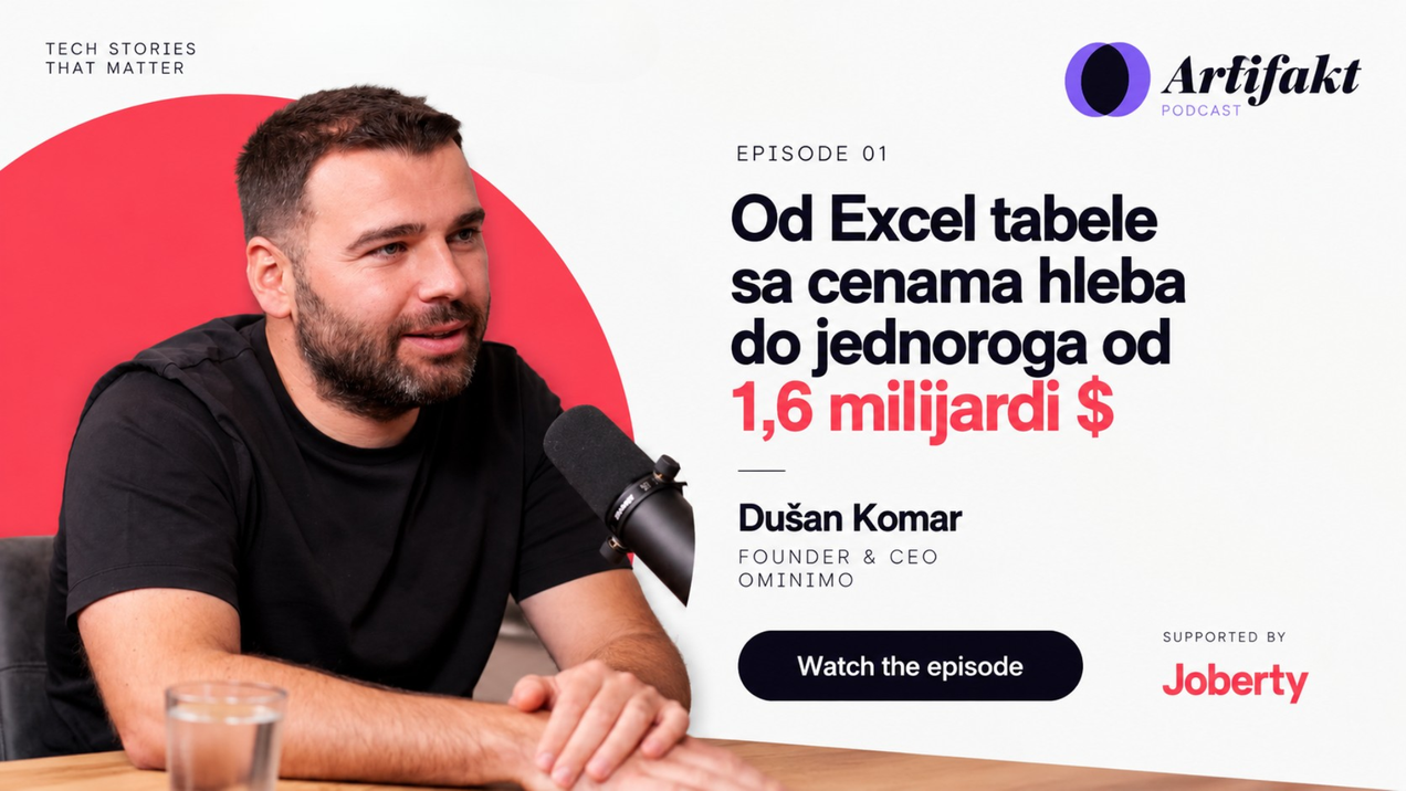 From Excel Sheets to a $1.6B Unicorn Ominimo: Dušan Komar on Artifakt Podcast